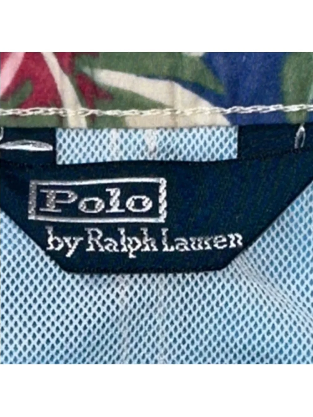 Polo Ralph Lauren Swim Trunks Men’s XL Blue Cargo Board Shorts Floral Lined